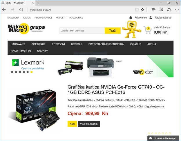 Makromikro pokrenuo MMG webshop