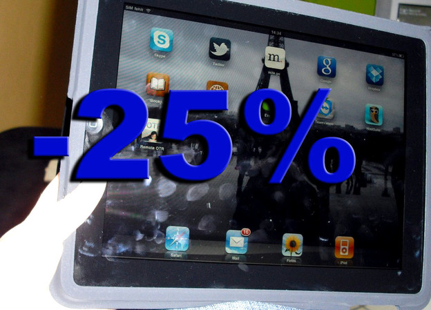 Manje narudžbe iPad-a za 25%