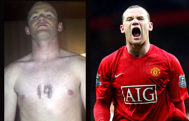 Rooney na Twitteru objavio sliku izbrijanih grudi