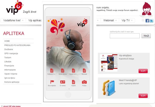 Vip App dizajner, nova cloud usluga