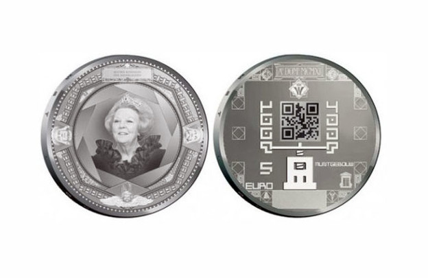 Prvi novčići s QR kodom na svijetu