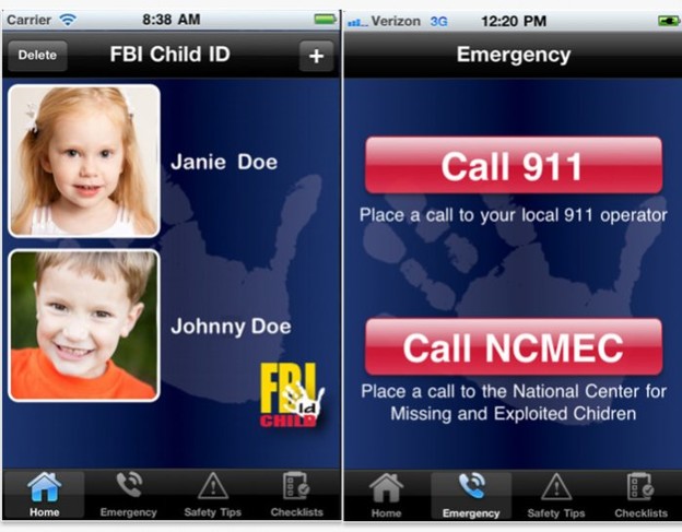 Aplikacija za obavještavanje o nestaloj djeci