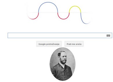 Google obilježava godišnjicu rođenja Heinricha Hertza Google obilježava godišnjicu rođenja Heinricha Hertza