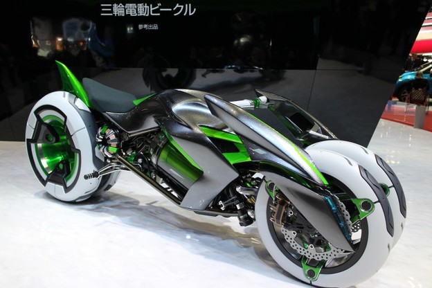 Kawasakijev morfirajući "Tron motocikl"