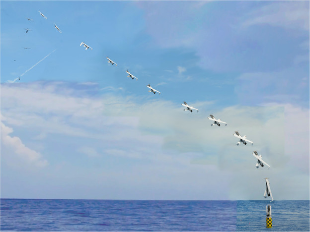 Lansiranje dronea s lansirne rampe podmornice