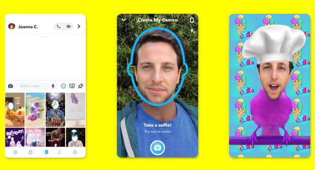 SnapchatCameos vaš selfie ubacuje u GIF