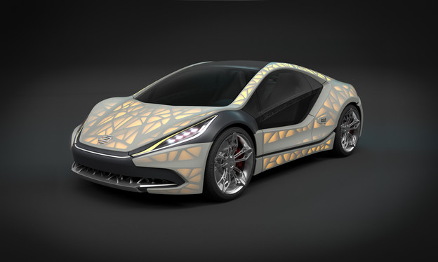 VIDEO: Light Cocoon je 3D printani auto obučen u tkaninu