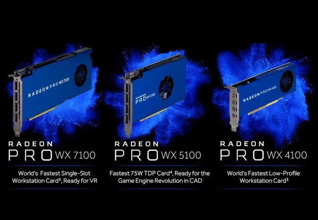 AMD nudi tri nove profi grafičke kartice WX serije