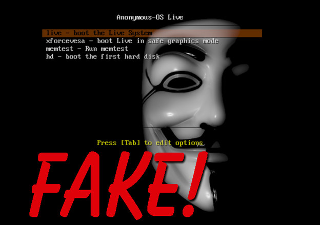 Anonymous OS je lažnjak