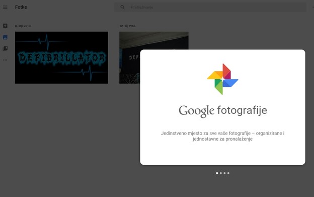 Brisanje Google fotografija ne sprječava upload slika