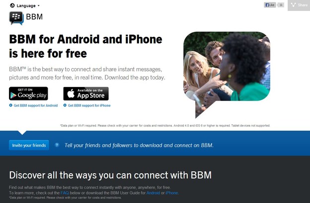 DOWNLOAD: BBM za Android i iOS