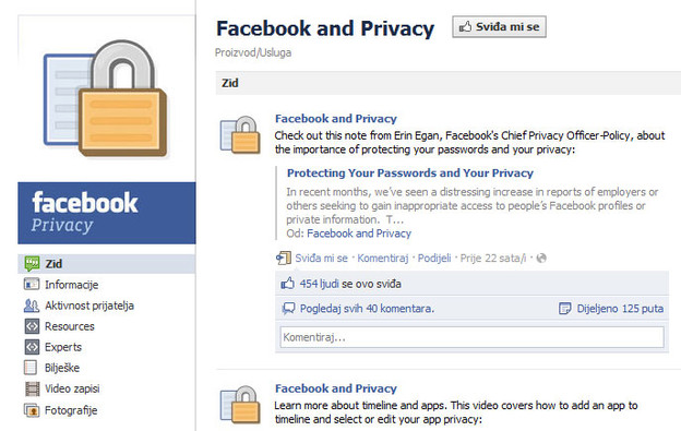 Facebook će tužiti tvrtke koje traže passworde zaposlenika