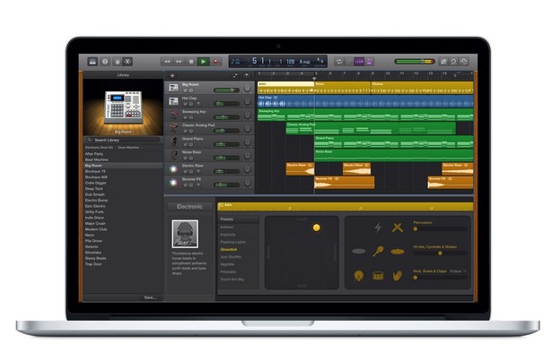 Garage Band koristi Force Touch na novim MacBookovima