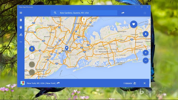Google Maps aplikacija na Windowsima 10