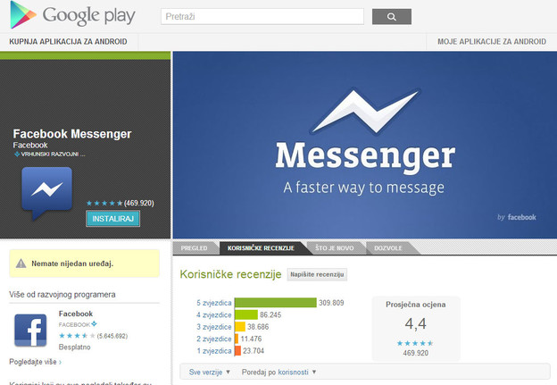 Hoće li Facebook Messenger ubiti SMS?