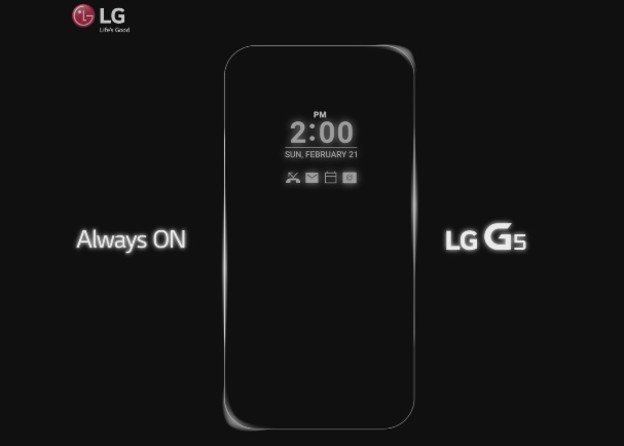 LG G5 dolazi sa stalno uključenim zaslonom