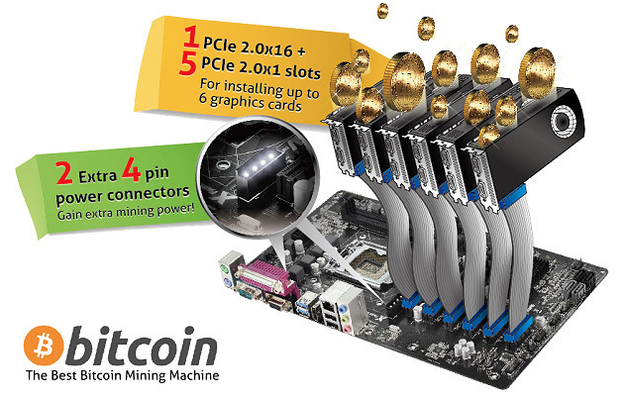 Matična ploča za rudarenje Bitcoina