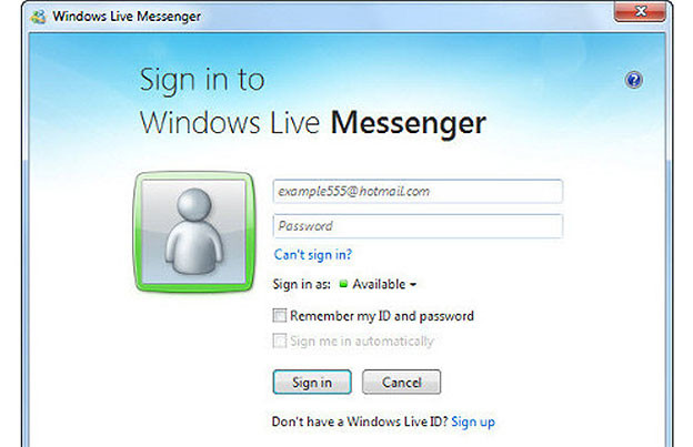 Microsoft gasi Windows Live Messenger