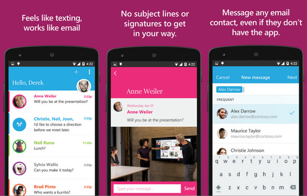 Microsoftov app za e-mail i poruke dostupan za Android