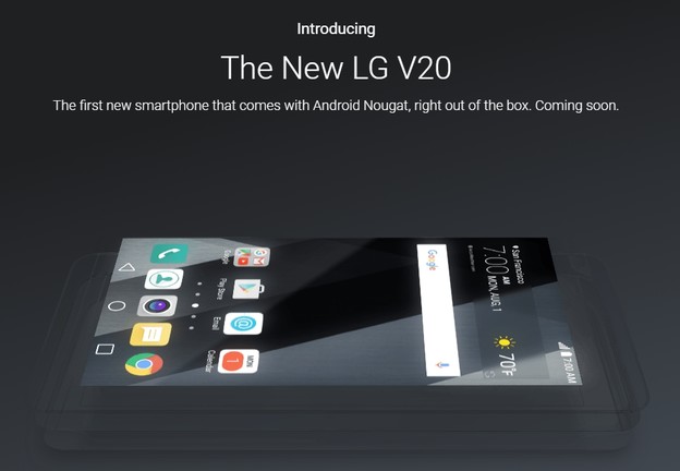 Potvrđeno: LG V20 će prvi imati Android Nougat