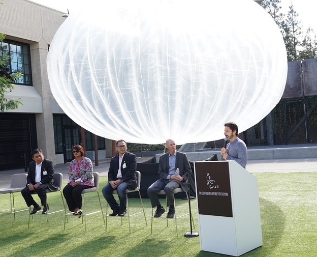 Project Loon baloni putuju oko svijeta 2016