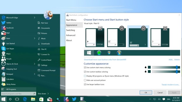 StartIsBack daje Windowsima 10 početni ekran sedmice
