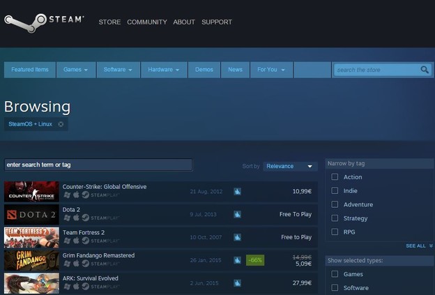 Steam za Linux ponovno počeo polako rasti