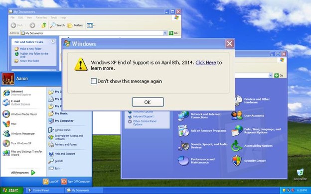 Upozorenja korisnicima Windows XP-a