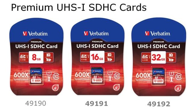 Verbatim predstavio najbrže SD kartice UHS-I standarda