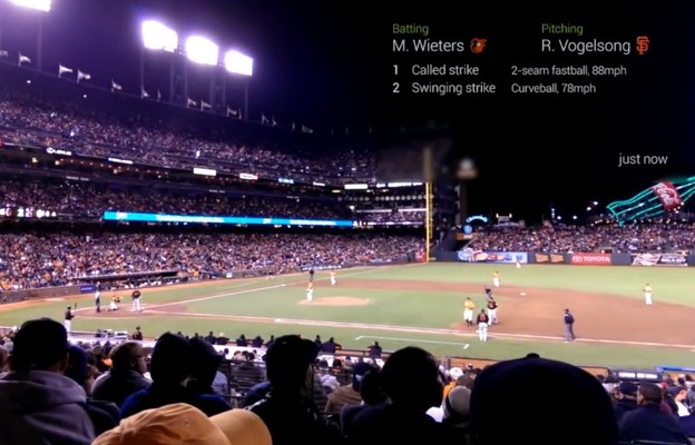 Video: Google Glass aplikacija za baseball