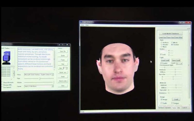 Vokalni prevodilac s 3D video avatarom