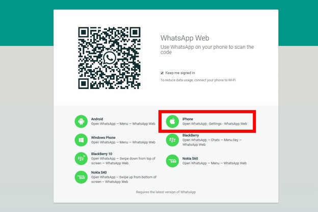 WhatsApp Web servis dostupan za iPhone