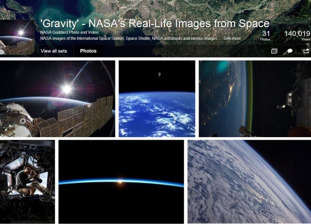 Galerija: NASA objavila slike na temu filma Gravitacija Galerija: NASA objavila slike na temu filma Gravitacija