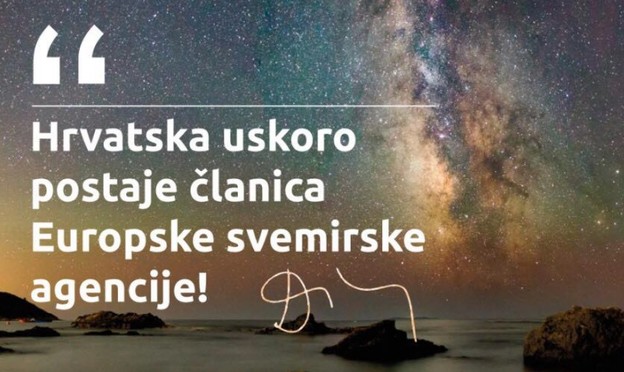 Hrvatska postaje članicom Europske svemirske agencije Hrvatska postaje članicom Europske svemirske agencije
