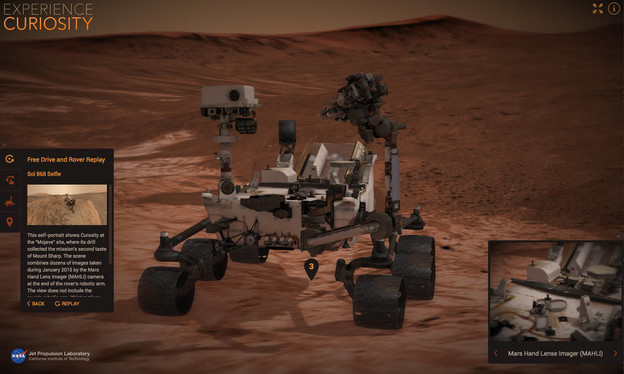 Istražujte Mars NASA-inom besplatnim online alatima