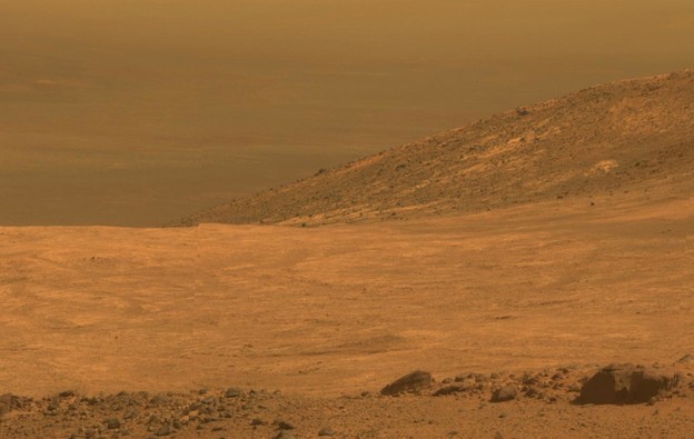 Panorama: Maratonska dolina na Marsu
