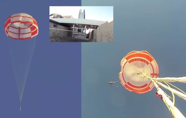 VIDEO: Oprema za testiranje padobrana za Mars