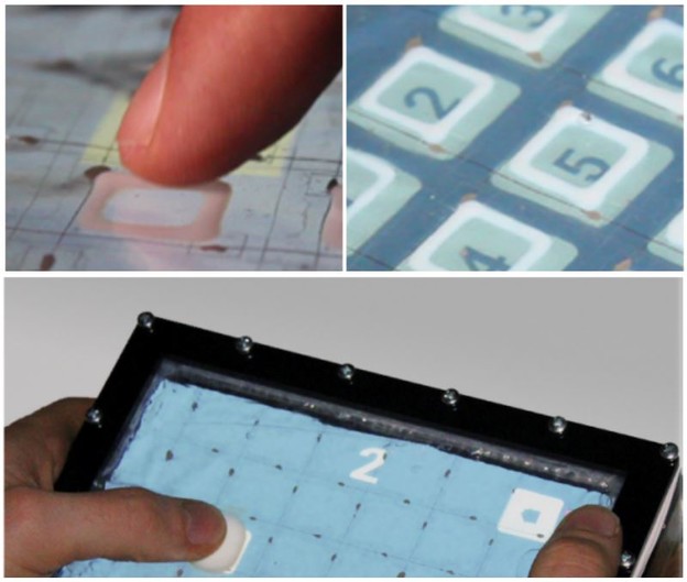 VIDEO: Touchscreen punjen gelom stvara gumbe prema potrebi