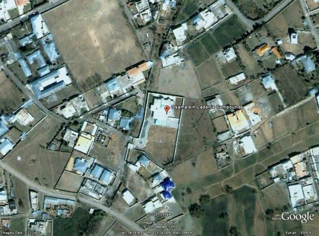 Google Maps otkrio Bin Ladenovo skrovište?