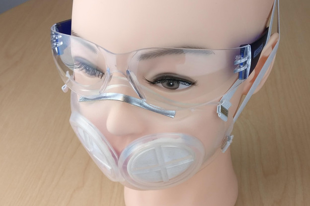 Višekratna silikonska maska s N95 filterom