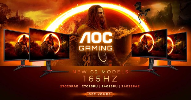AGON by AOC G2 monitori odsad na 165 Hz AGON by AOC G2 monitori odsad na 165 Hz