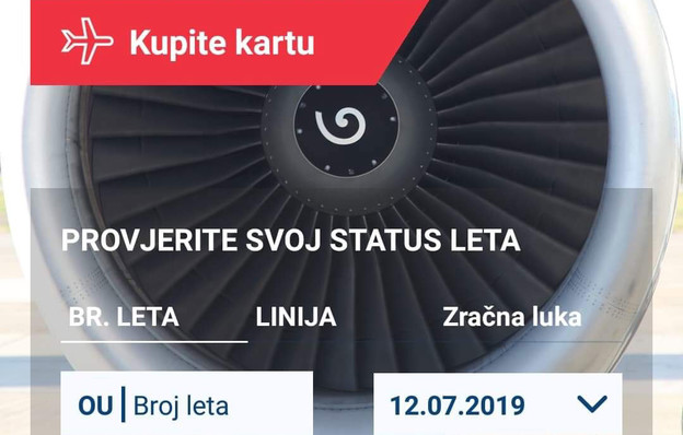 Osvježena aplikacija Croatia Airlinesa Osvježena aplikacija Croatia Airlinesa