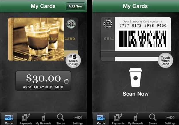 Starbucks je 2011. ostvario 26 milijuna transkacija mobitelom