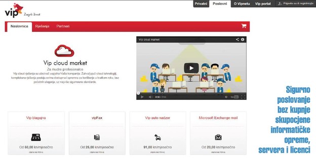 Vip cloud market za sigurno poslovanje