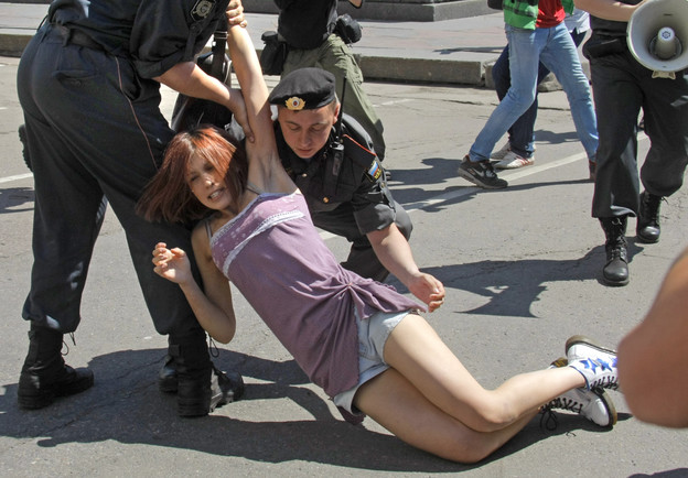Gay parada u Moskvi opet nije uspjela