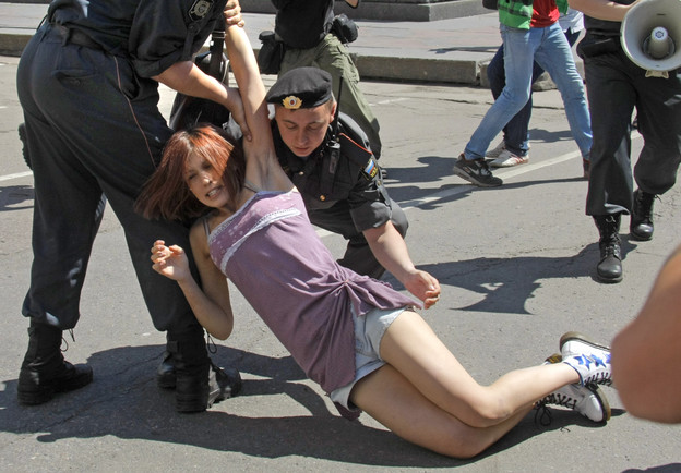 Gay parada u Moskvi opet nije uspjela Gay parada u Moskvi opet nije uspjela