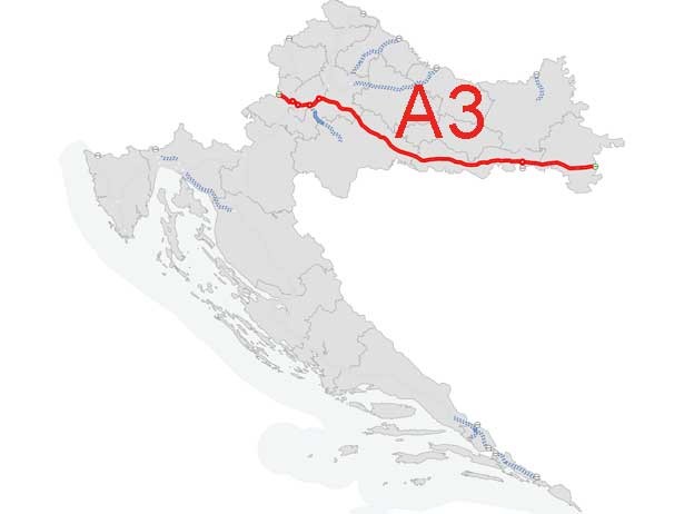 Danas ujutro već 6 sudara na autocesti A3