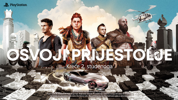 Osvojite PS5 igranjem i zauzimanjem trona Osvojite PS5 igranjem i zauzimanjem trona