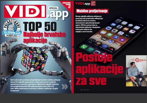 Pogledajte Vidijev izbor TOP 50 hrvatskih aplikacija