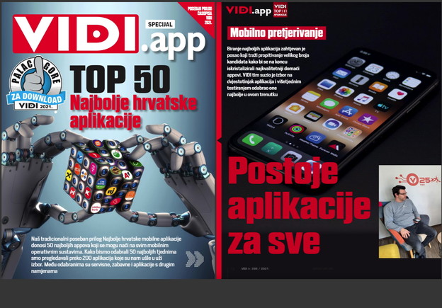 Pogledajte Vidijev izbor TOP 50 hrvatskih aplikacija Pogledajte Vidijev izbor TOP 50 hrvatskih aplikacija